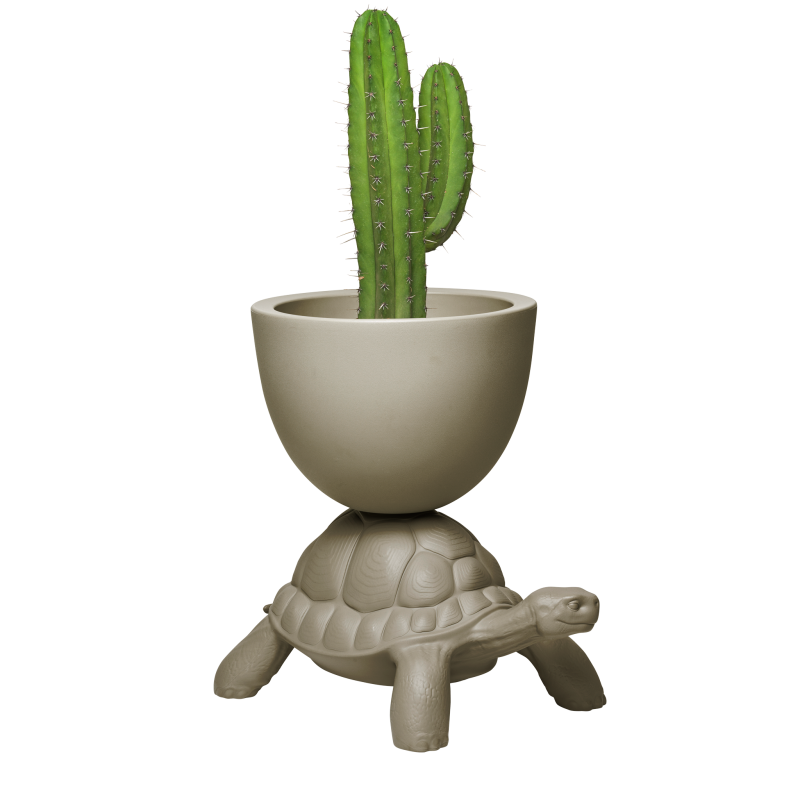 TURTLE CARRY PLANTER AND CHAMPAGNE COOLER Qeeboo