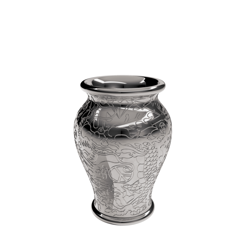 MING PLANTER AND CHAMPAGNE COOLER METAL Qeeboo