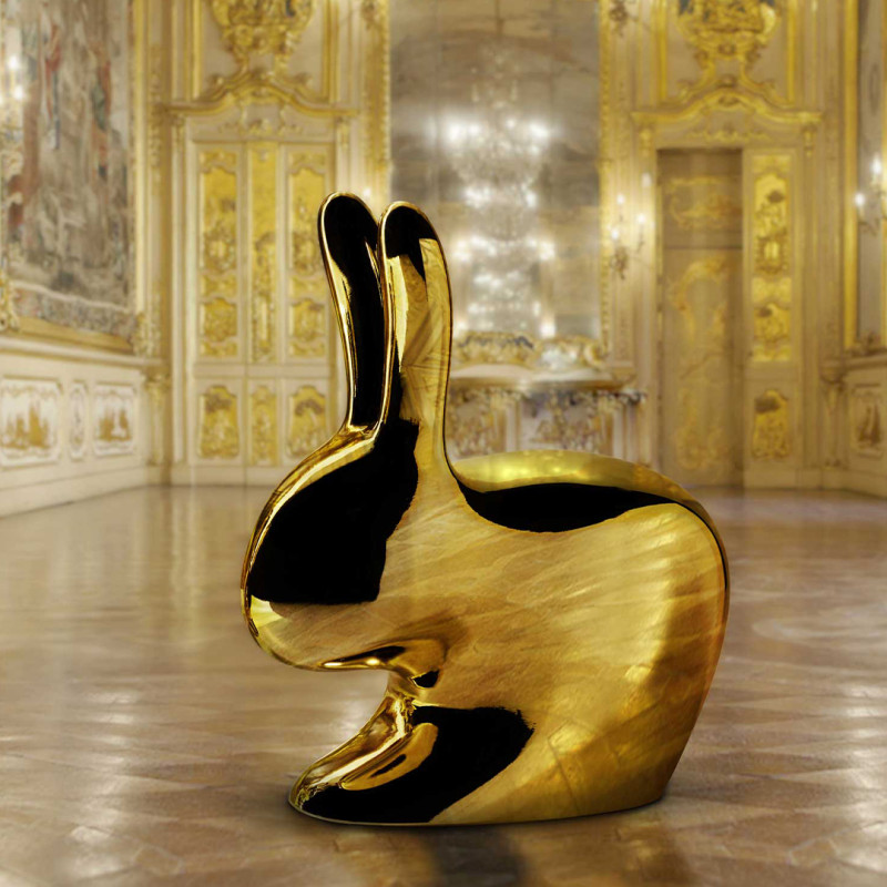 RABBIT METAL Qeeboo