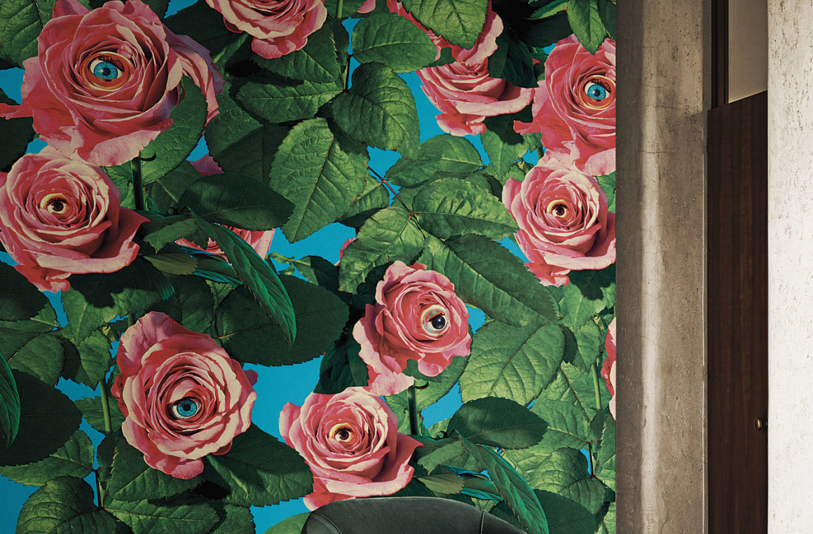 Eyes & roses Londonart