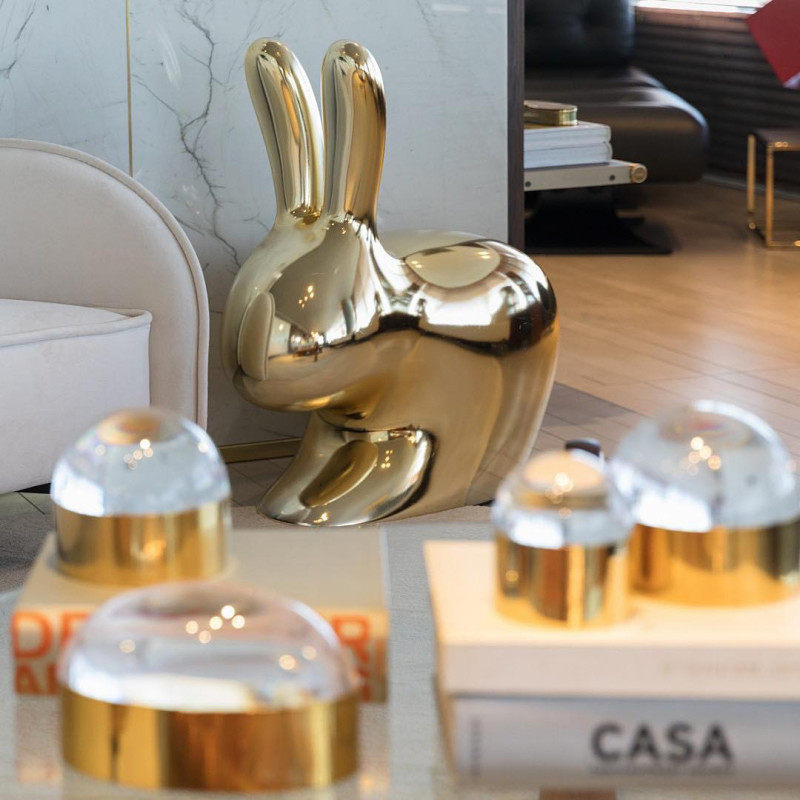 RABBIT METAL Qeeboo