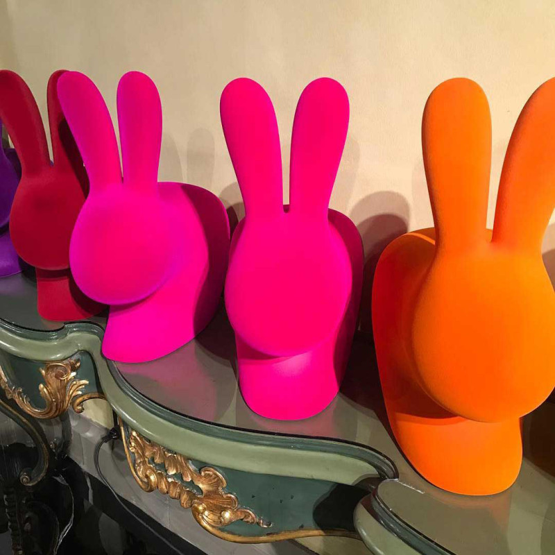 RABBIT BABY VELVET Qeeboo