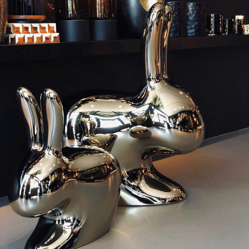 RABBIT METAL Qeeboo
