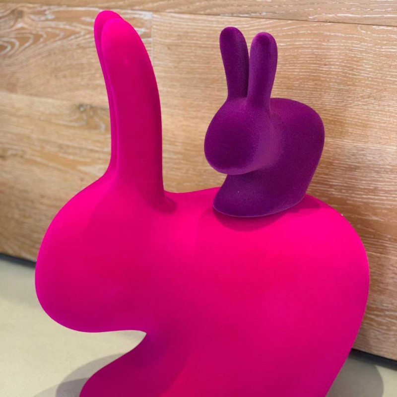 RABBIT BABY VELVET Qeeboo