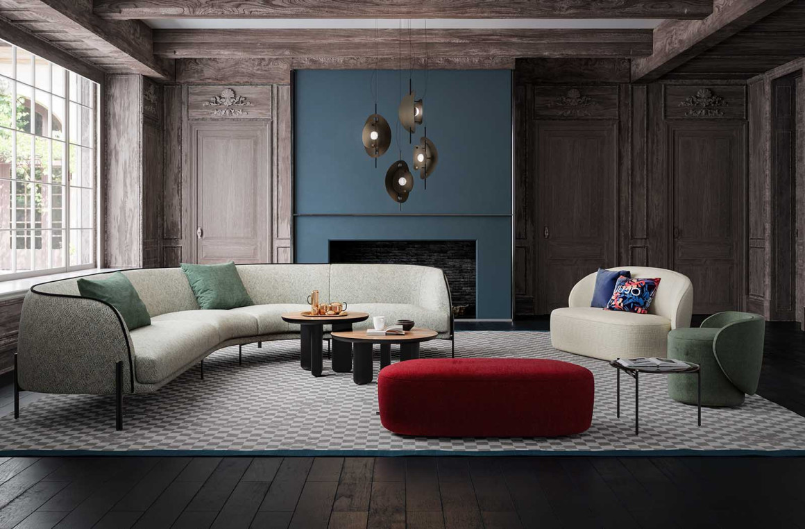 Caillou Sectional Liu Jo Living