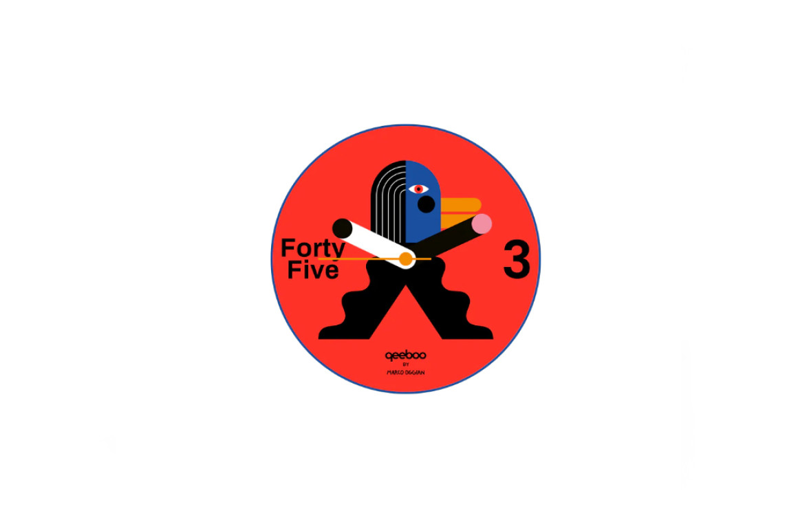 Joe Quack Wall Clock Qeeboo