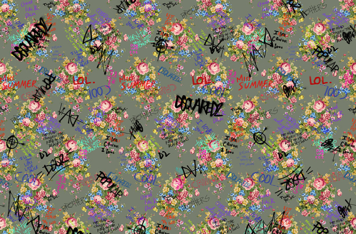 Vandalized granny's flowers Londonart