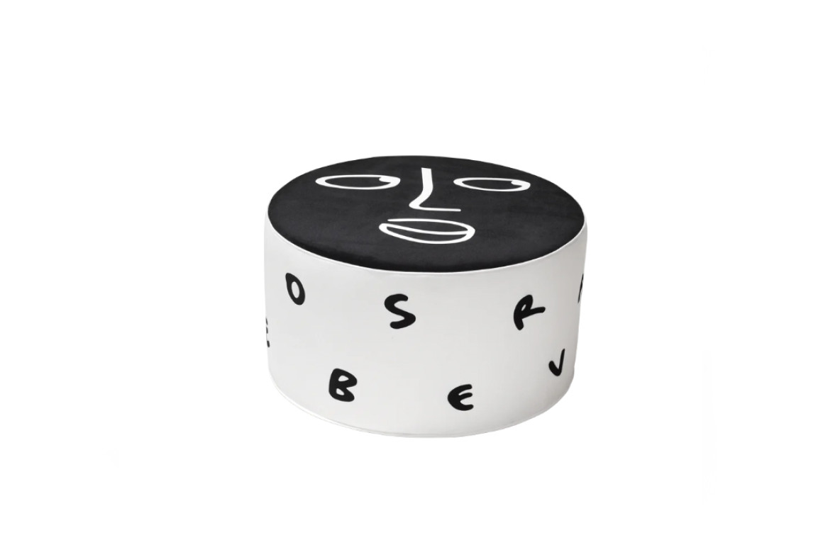Midnight Monologue Pouf M Qeeboo
