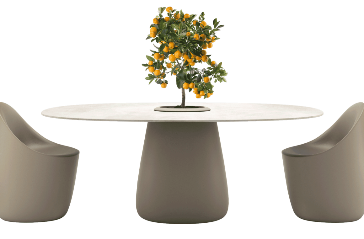 COBBLE 190 CM STONEW IVORY BUCKET Qeeboo
