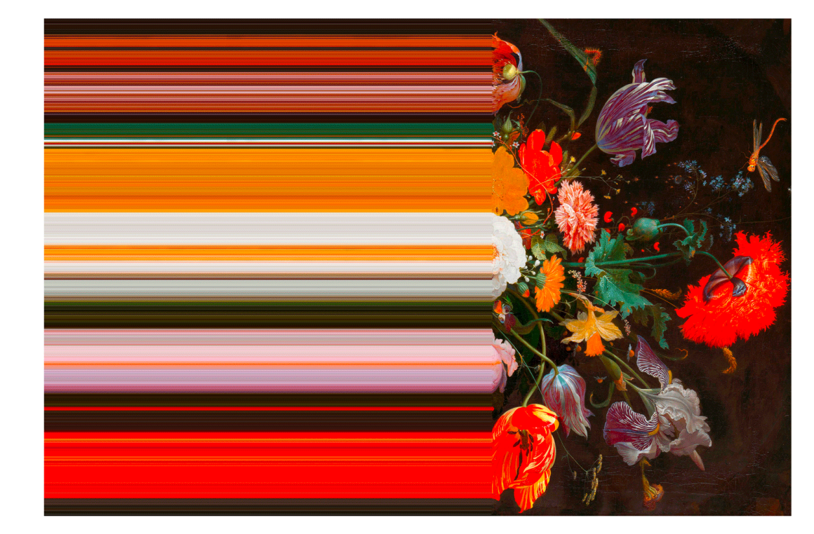 GLITCH RED RECTANGULAR Qeeboo