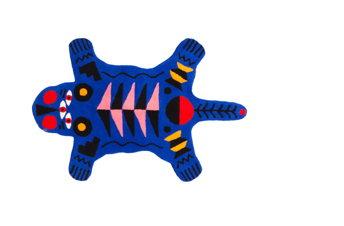 OGGIAN BLUE PANTHER M Qeeboo