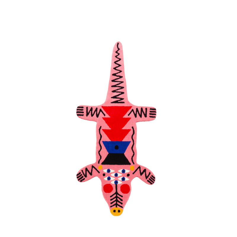 OGGIAN CROCOPINK M Qeeboo