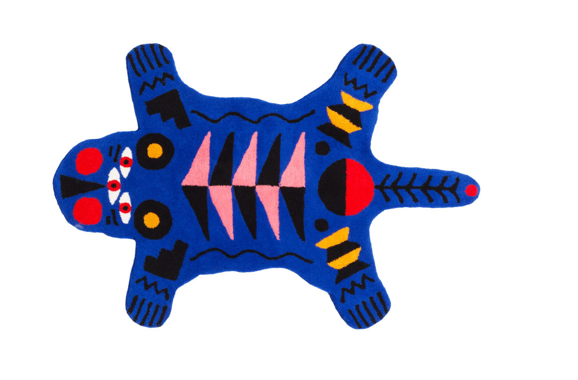 OGGIAN BLUE PANTHER L Qeeboo