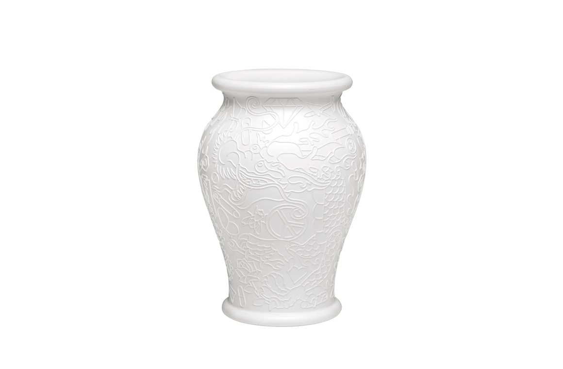 MING PLANTER AND CHAMPAGNE COOLER Led Qeeboo